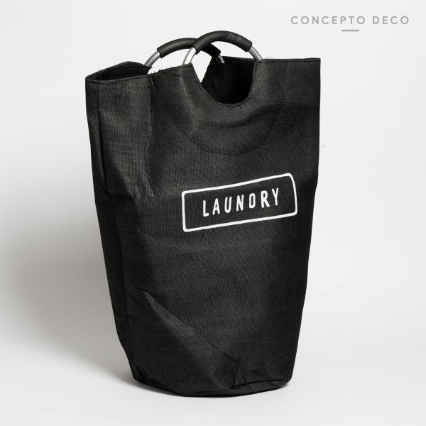 [1651204] Cesto Laundry Negro 56X28Cm