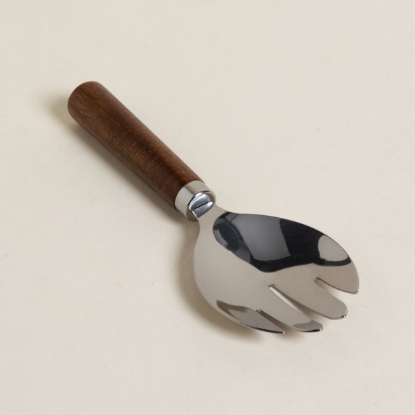 [4115023] Cuchara Dentada Con Mango De Madera De Acacia 19,5 cm