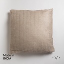 Almohadon Cuadrado Bourke Beige 60X60 Cm Vassa Home