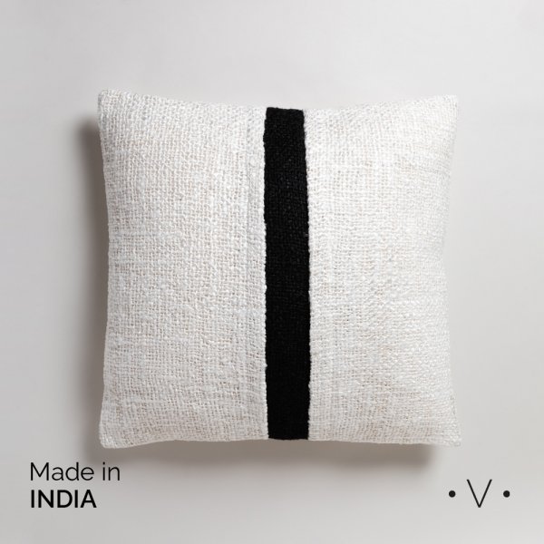 Almohadon Cuadrado Bogan Natural 50X50 Cm Vassa Home