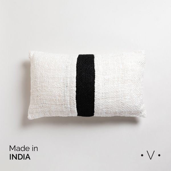Almohadon Rectangular Bogan Natural 50X30 Cm Vassa Home