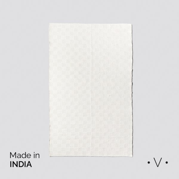 Alfombra Simil Yute Off White 160X250 Cm Vassa Home