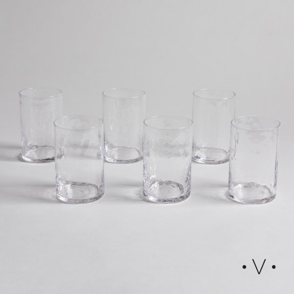 Set X 6 Vasos Altos Fedra 425 Ml Vassa Home