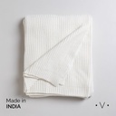 Manta Seed Stitch Off White 140X178 Cm Vassa Home