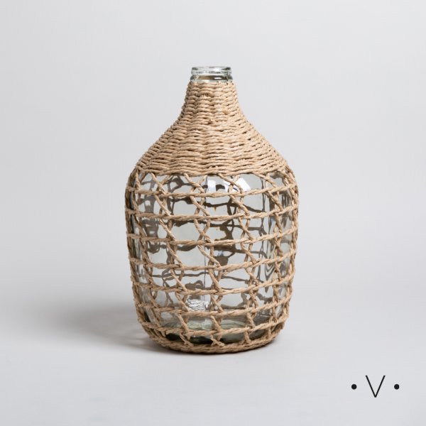 [4115111] Florero Botellón Nashik 37X24 Cm Vassa Home