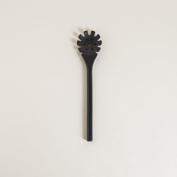 [4115168] Cuchara Para Spaghetti De Madera De Acacia Negra 32 cm