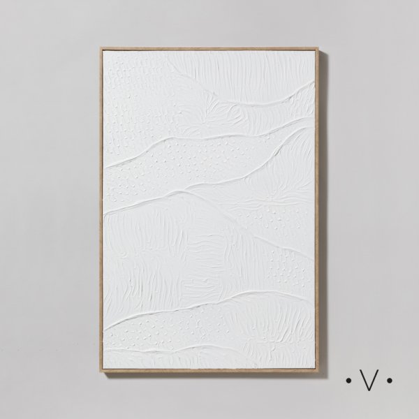 Cuadro Garden White 62X92 Cm Vassa Home
