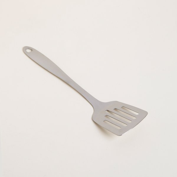 [4115206] Espatula Acanalada De Acero Inoxidable 27 Cm