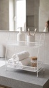Organizador 2 Pisos 36X17X33Cm Blanco