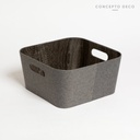 Organizador Madera Gris 30.5X30.5X15.2Cm