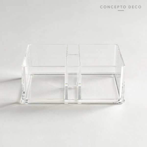 [165529] Acrílico Organizador Cosméticos 13,5X7,5X5,5Cm