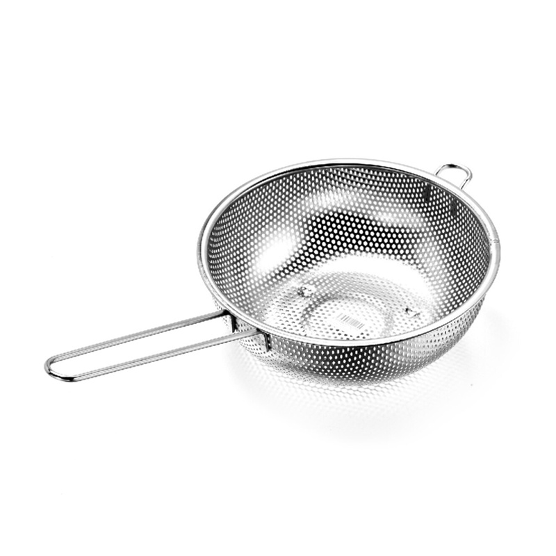 [140933] Colador Acero Inox. Mango Largo 25 Cm