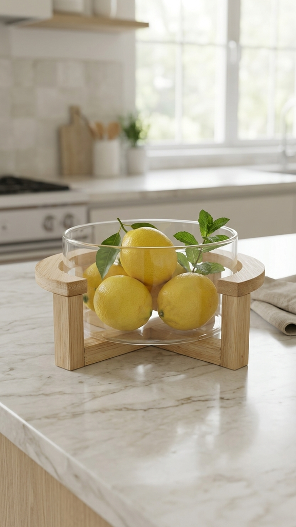Ensaladera 15Cm Con Base Bambu