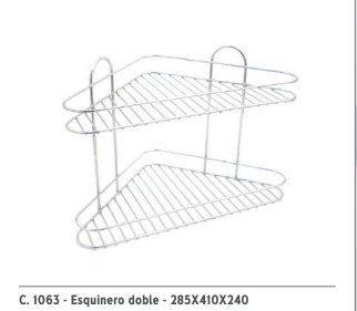 ESQUINERO DOBLE 28 X 41 X 24 CM