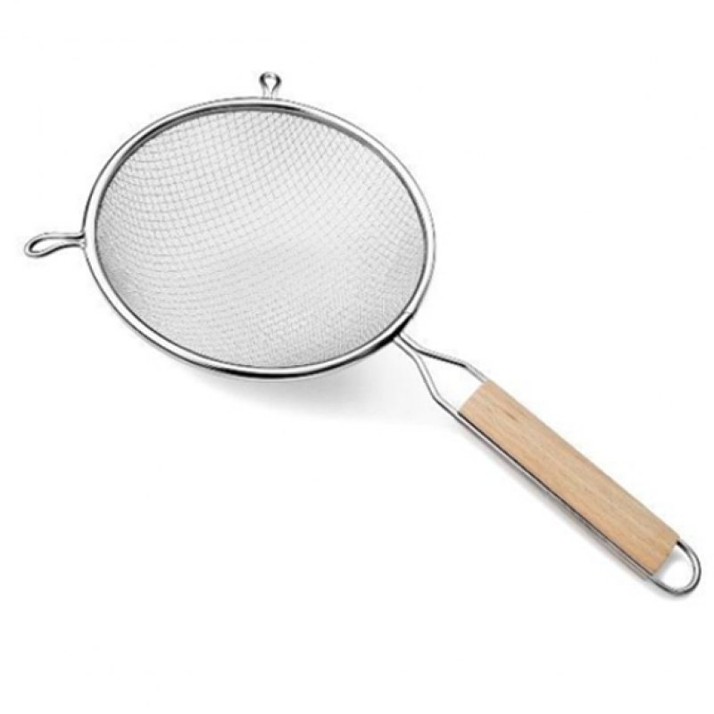 [1400395] Colador Mango Madera 18 Cm