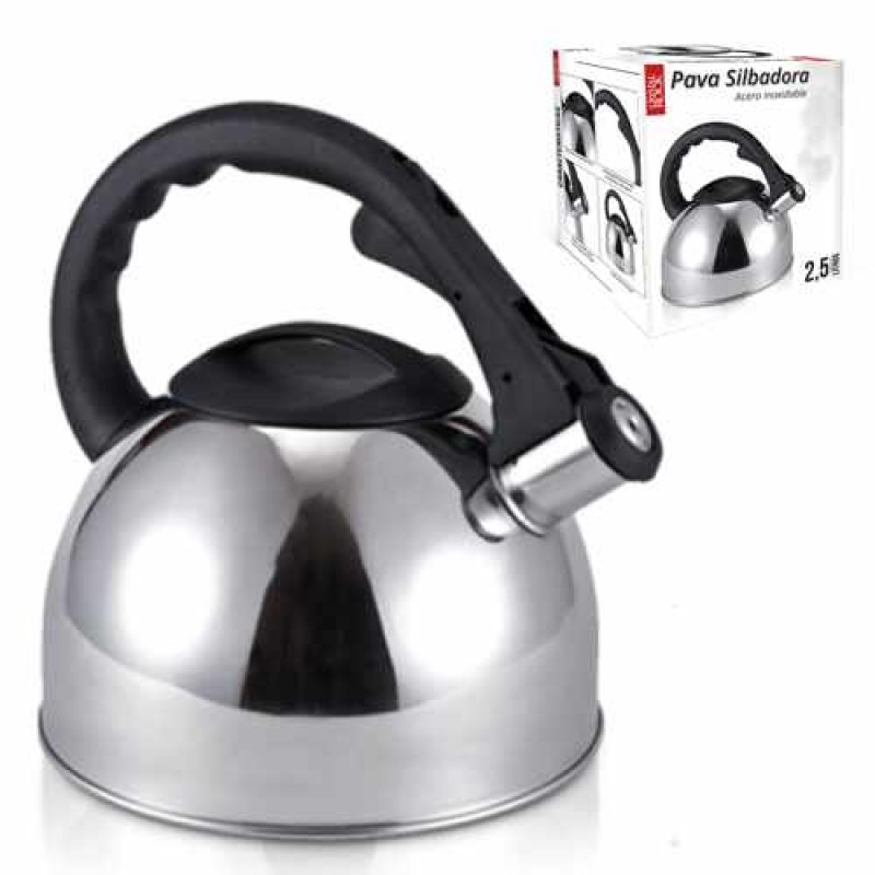 Pava 2.5 Litros Acero Silbadora
