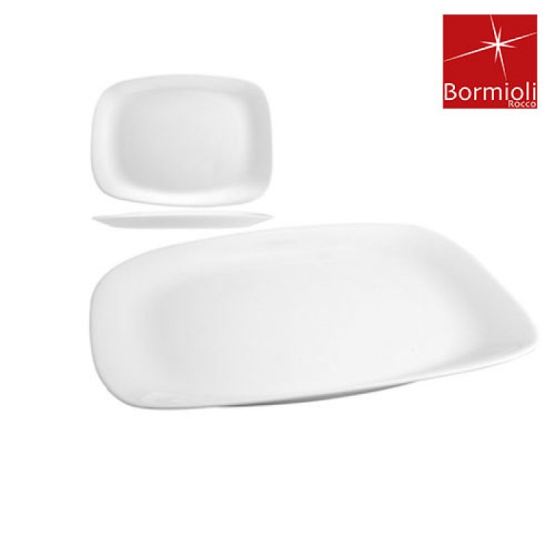 [14013] Fuente Rectangular Grande 24 X 34Cm Bormioli Parma