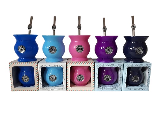 Mate Max Con Bombilla Dije Verde