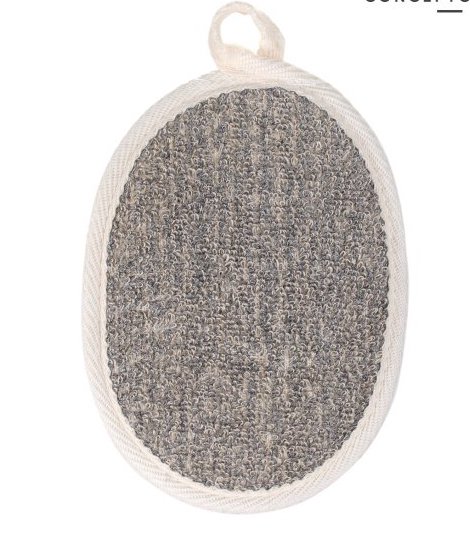 ESP NATURAL OVAL PLANA GRIS