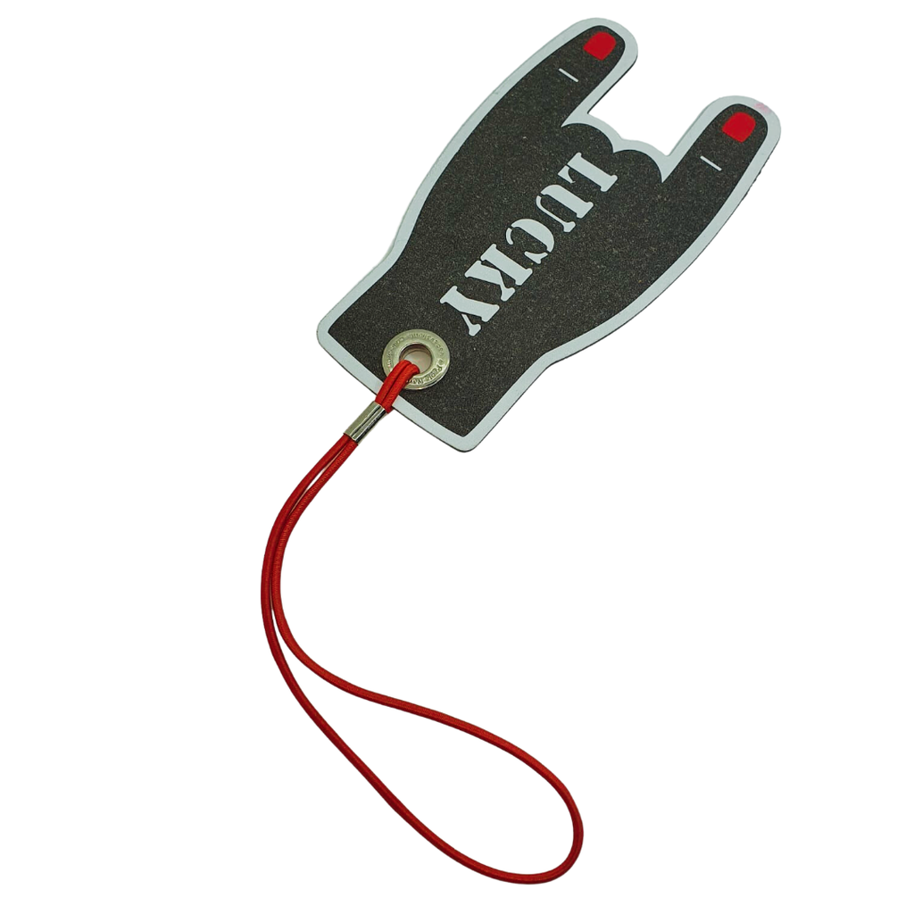 LUCKY HAND LUGGAGE TAG CUERO BY PAOLA NAVONE