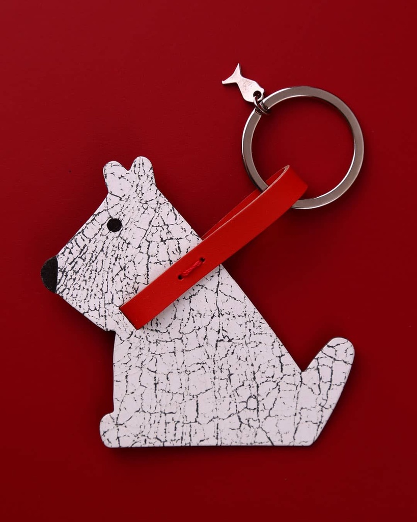 Llavero Dog Cuero By Paola Navone