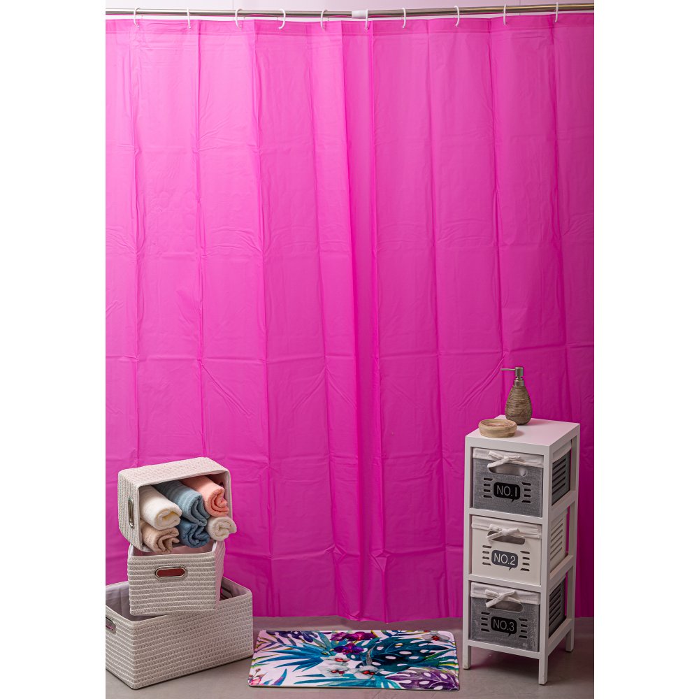 Cortina Peva 180 X 180 Fucsia