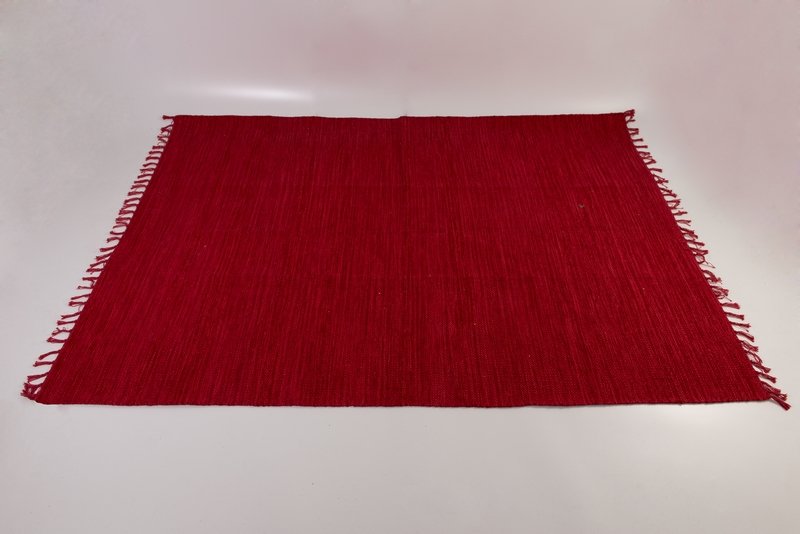 Alfombra Chindi Algodon Roja 140X200 50%OFF