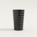 Vaso De Acrilico Taksim Black 750Ml