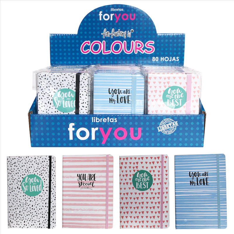 Libreta A7 Puntos Y Rayas