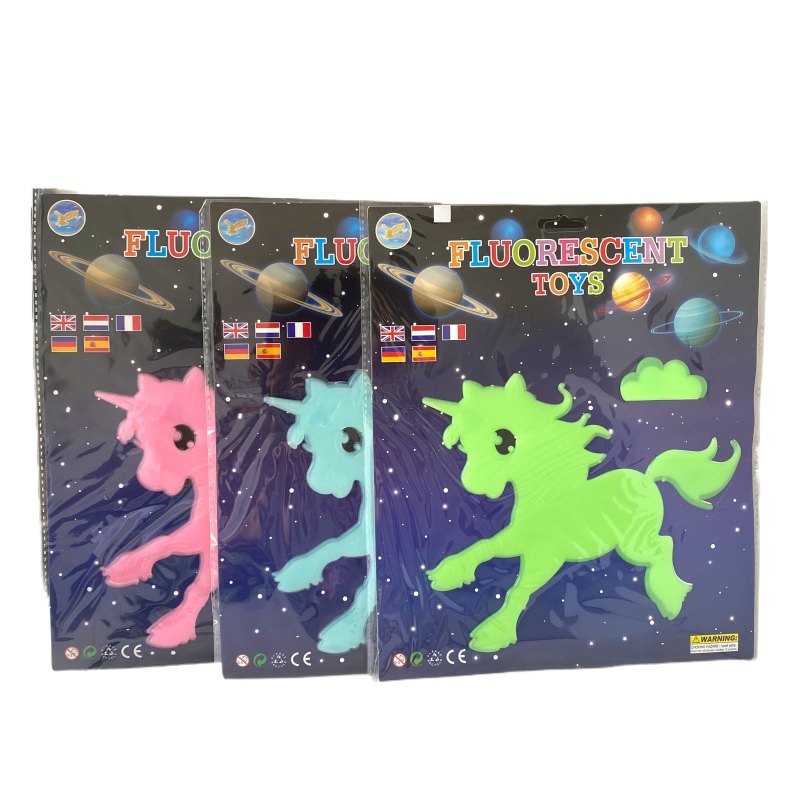 Sticker Glow In Te Dark Unicornio