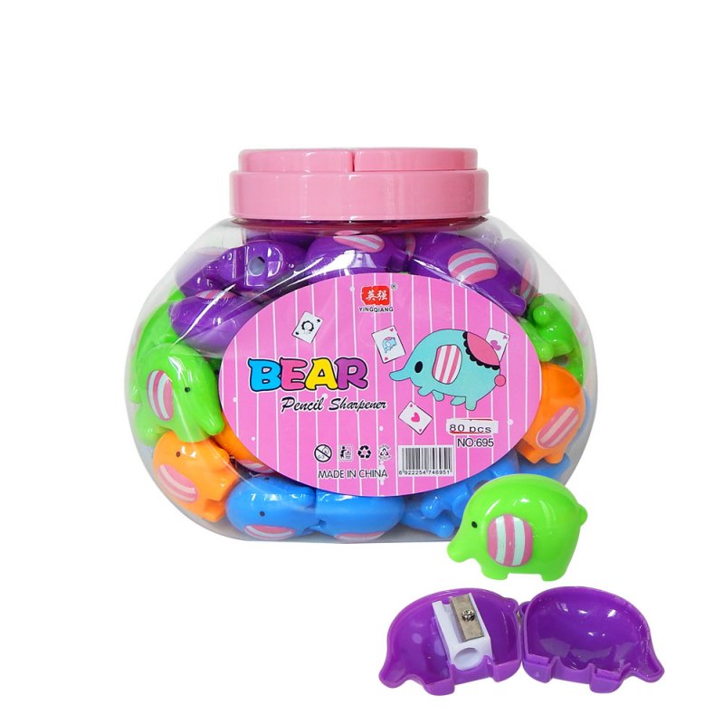 [41282] Sacapuntas Elefante Fluo
