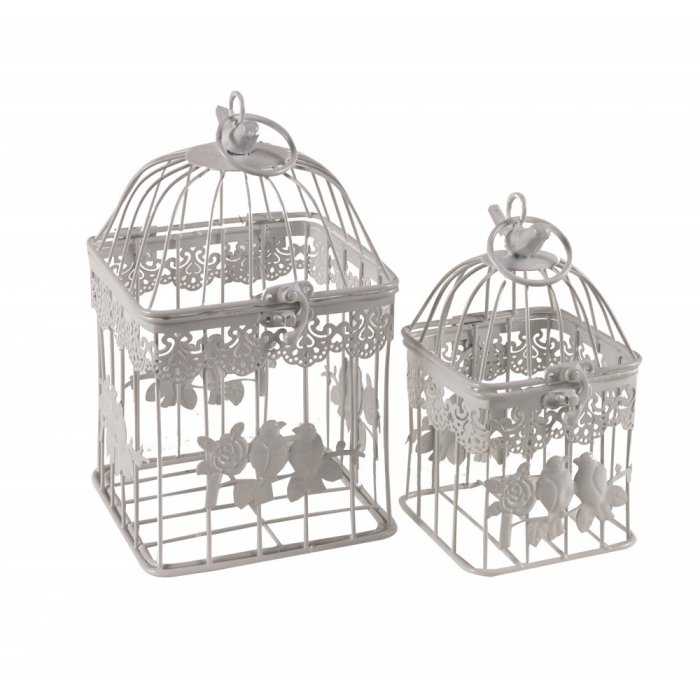 [414205] Deco Jaula Set X 2 25 X 14 Cm