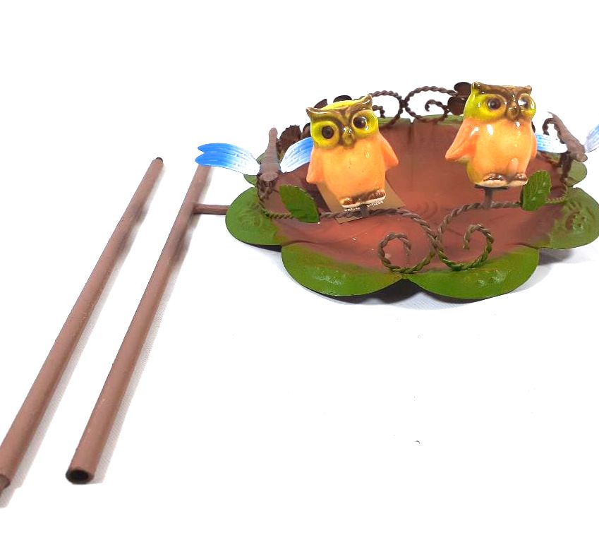 Adorno De Metal Y Maceta De Cera 70 X 30 Cm