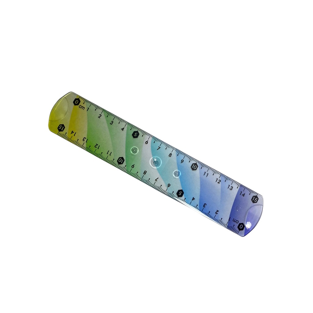 [412292] Regla Flexible Degrade 15 Cm