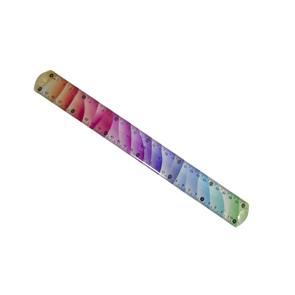 [412294] Regla Flexible Degrade 30 Cm
