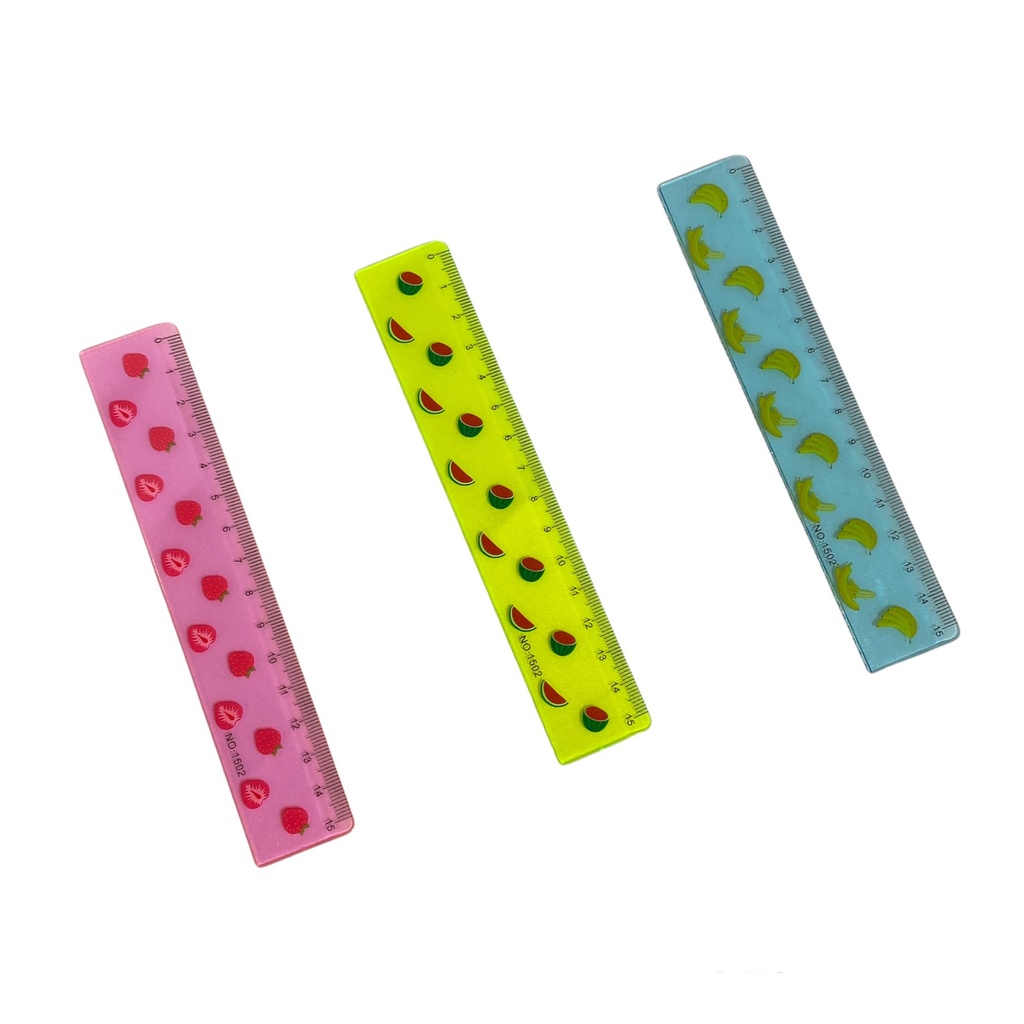 Regla Estampada Frutas