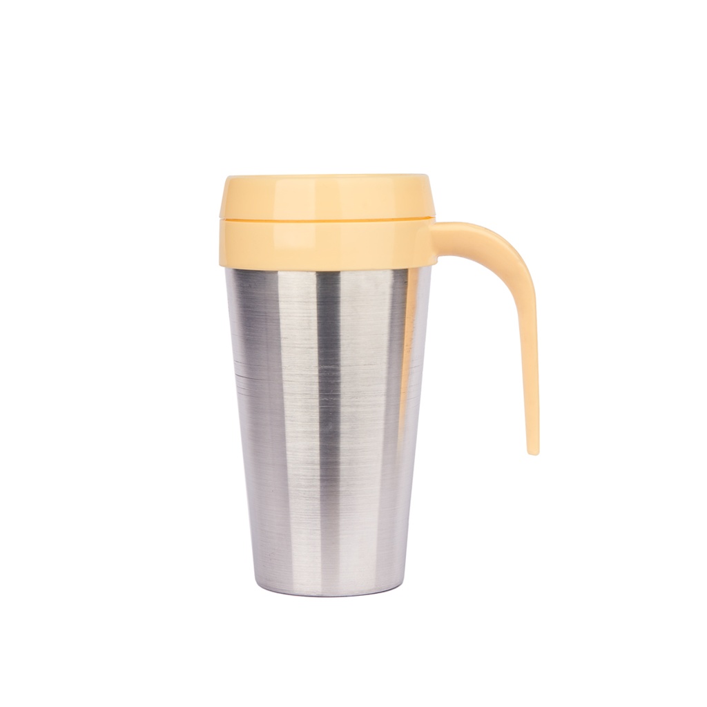 Vaso Termico Aluminio  Amarillo 400Cm3