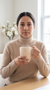 Mug Canela 350Cc Manteca Ceramica