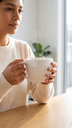 Taza Canela 350Cc Blanco Ceramica