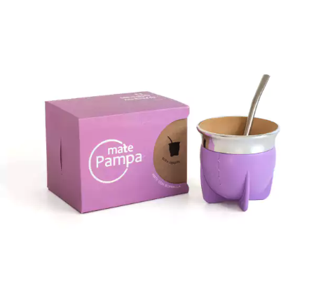 MATE PAMPA BOCA ANCHA VIOLETA