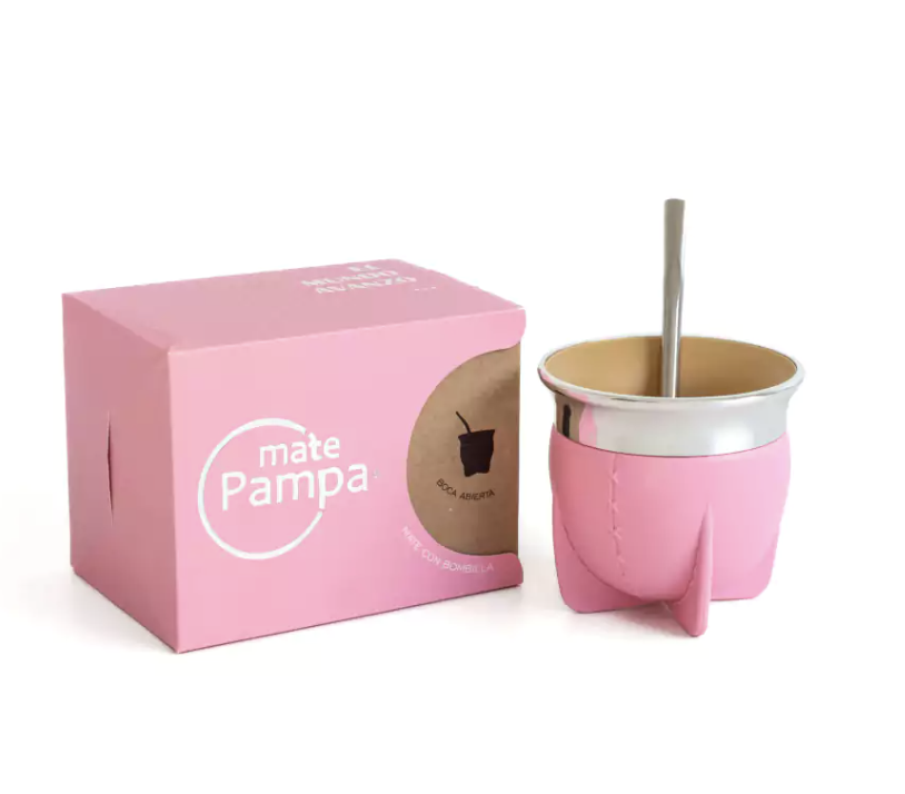 [4608] Mate Pampa Boca Ancha  Rosa