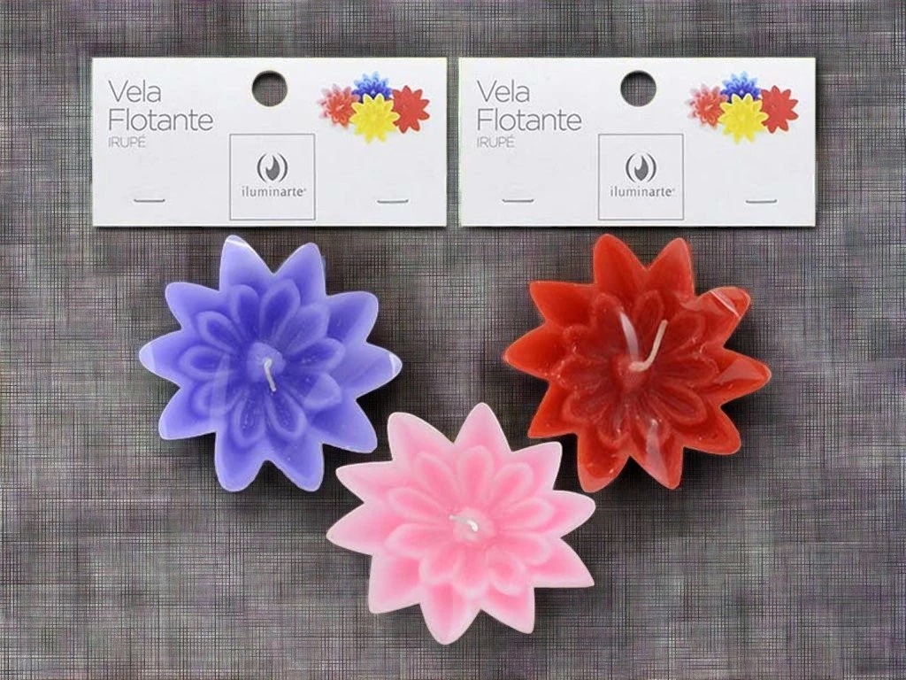 Flotante Irupe X 1 4 X 10 Cm Blanco Iluminarte