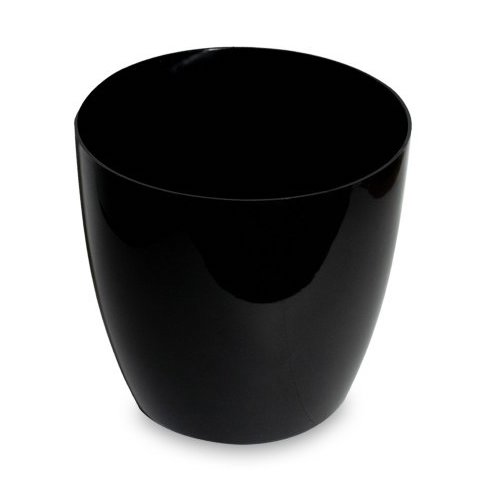 [165436] Maceta Turquia Lisa Negro Brillo 30Cm H 34Cm D