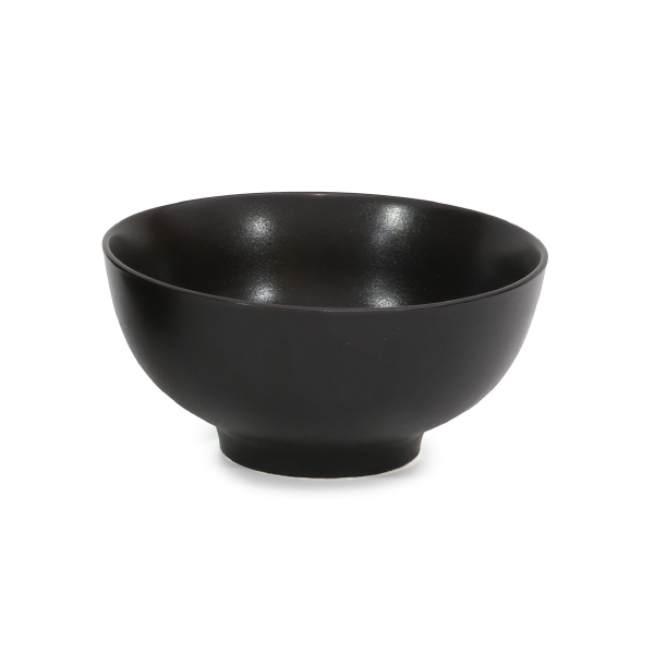 BOWL COPETINERO CERAMICA 8 CM NEGRO