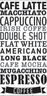 Planchas 30 X 60 Cm Cafe Late