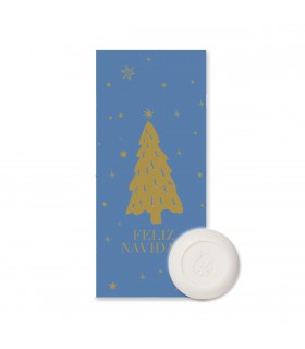 GLX CAJA JABON NAVIDAD STAMPING AZUL