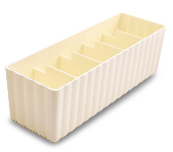 ORGANIZADOR DIVISOR 27X9X8CM BEIGE