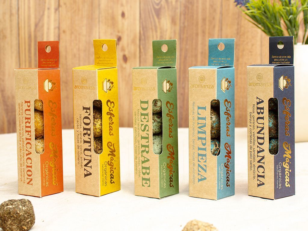 [193673] Esferas Magicas Organica Aromanza En Caja X 4 De Destrabe