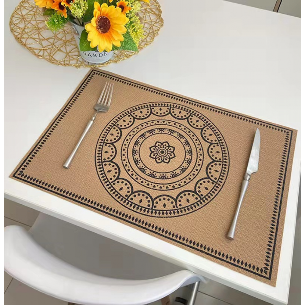 Individual Mandala Negro 40 X 30