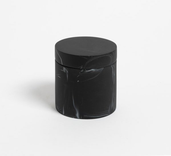 Algodonera Ceramica Simil Marmol Negro